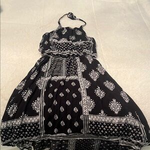 Place Black and White Halter Sundress Casual